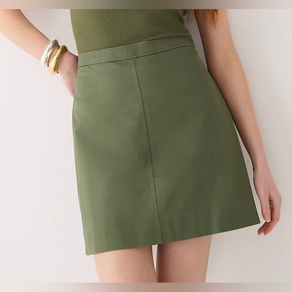 J. Crew Navy Blue Midi Knee-Length Professional Cute Versatile Lightweight Skirt - Picture 9 of 9